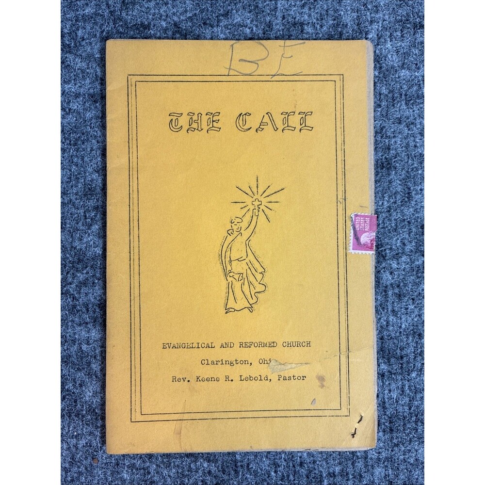 The Call Clarington OH Church Newsletter Evangelical Reformed Mimeograph 1953 #7